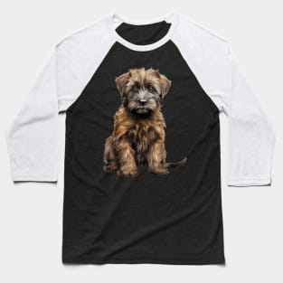 Puppy Briard Baseball T-Shirt